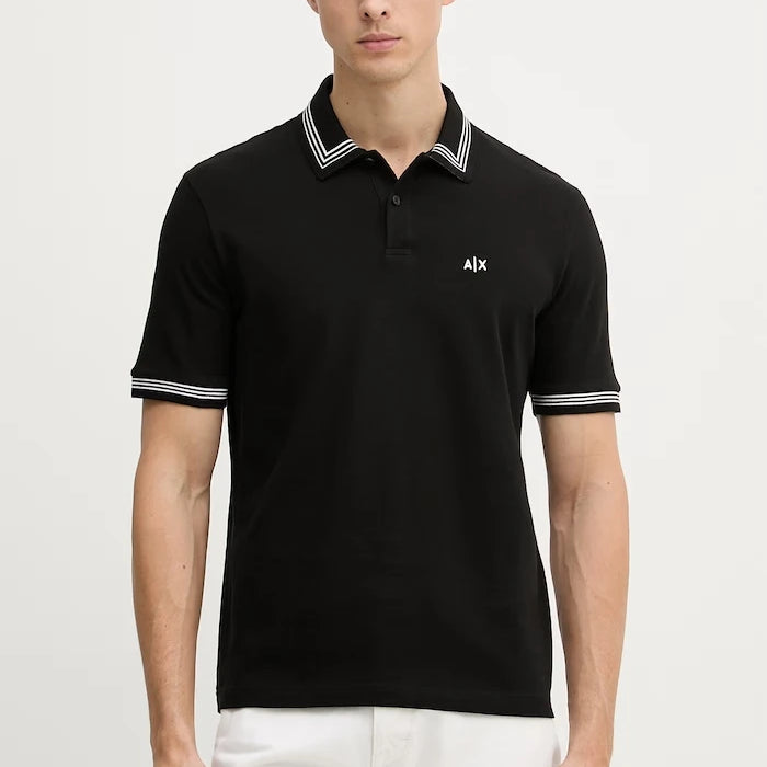 Armani Exchange тениска с яка мъжка памучна