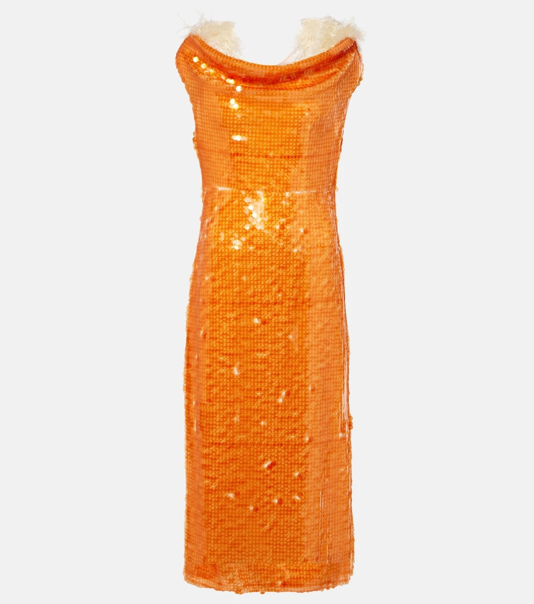 Xu Zhi - Sequined draped gown
