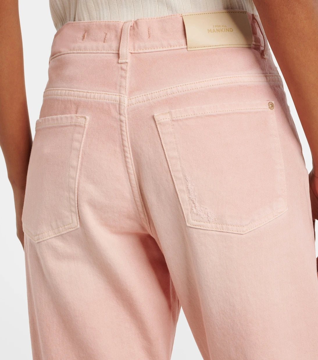 7 For All Mankind - Tess high-rise straight jeans