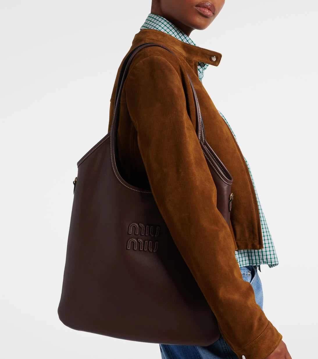 Miu Miu - Ivy Medium leather tote bag