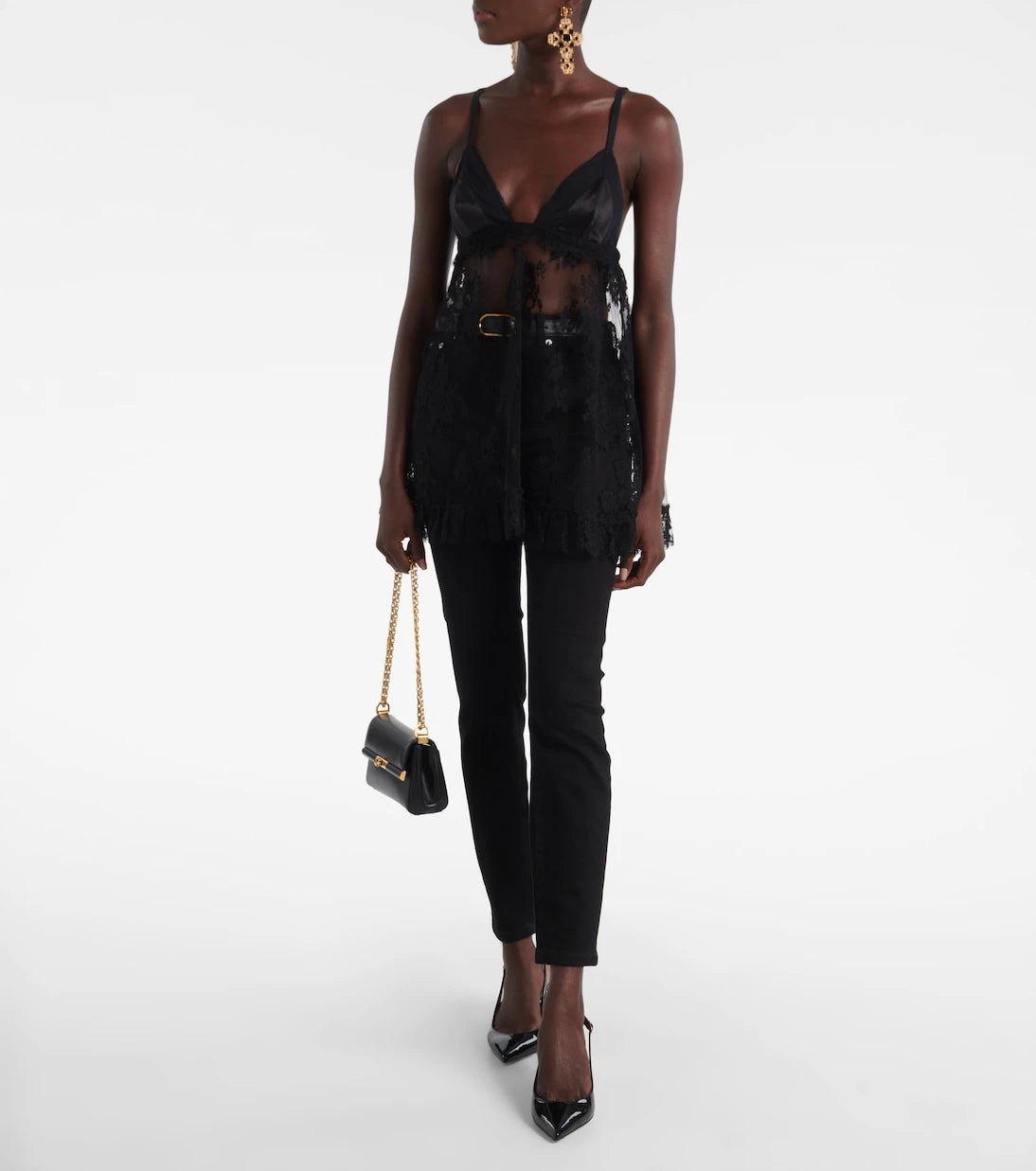Dolce&Gabbana - Floral lace top