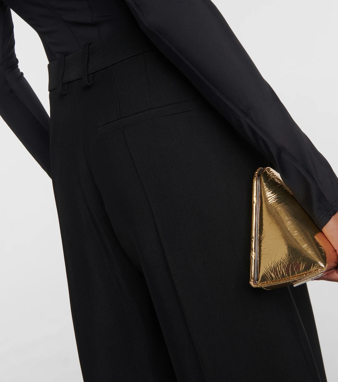 Mugler - Cutout wide-leg pants
