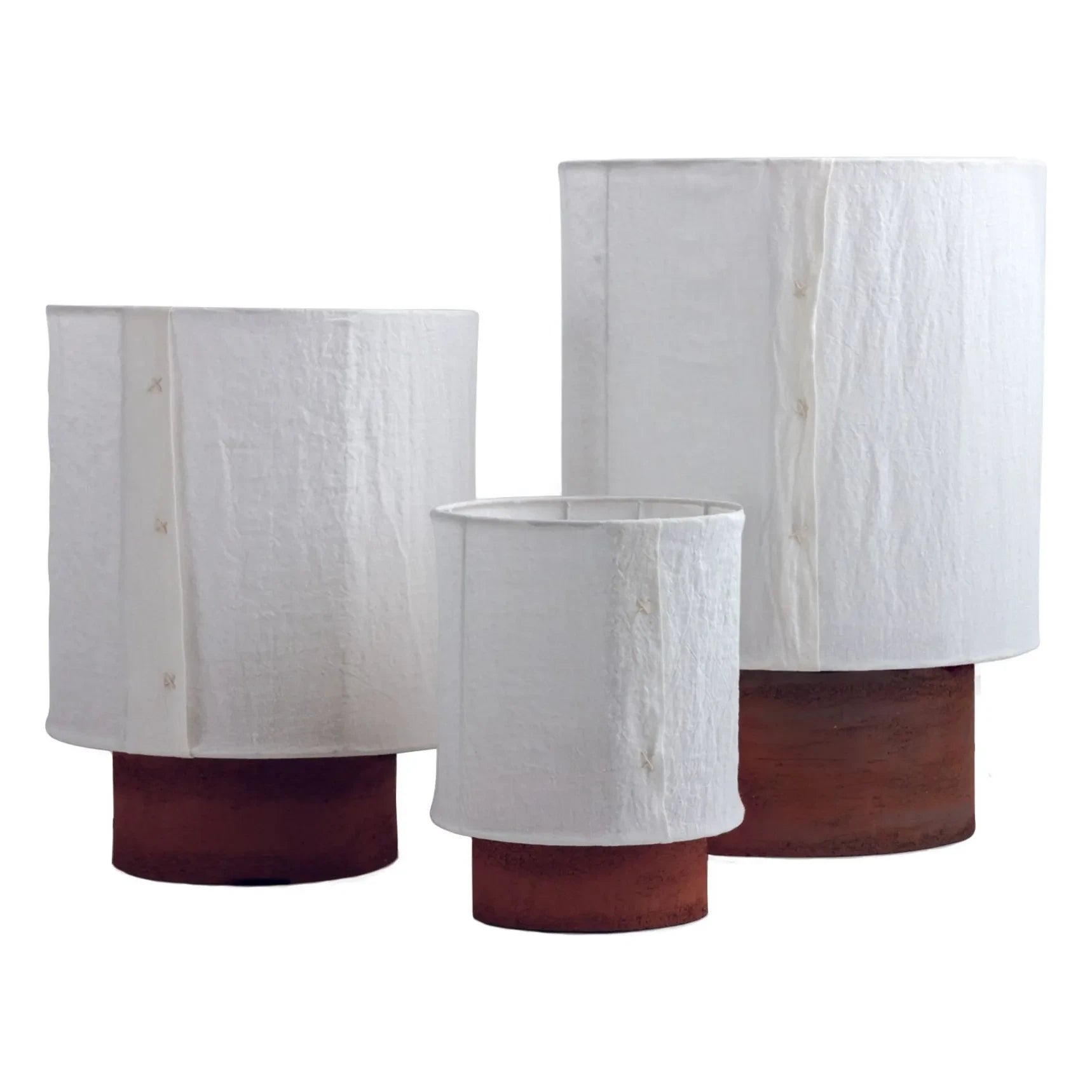 Maison de Vacances - Stoneware Kalé lamp  | Red