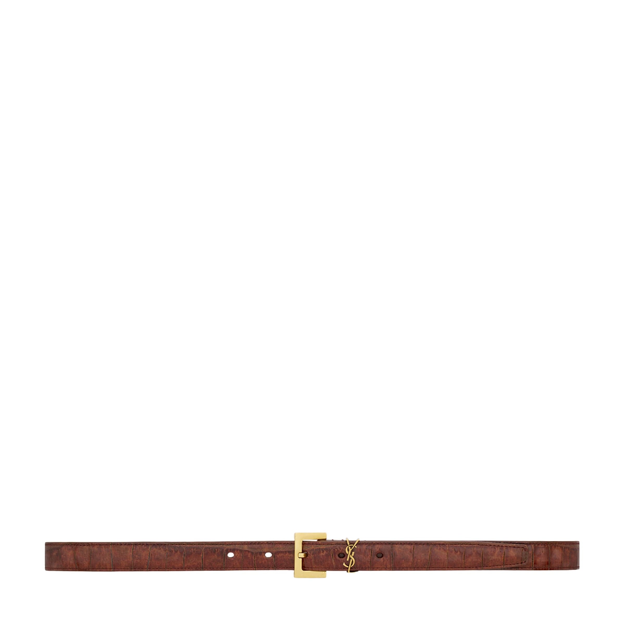 Nude Calfskin Cassandre Belt