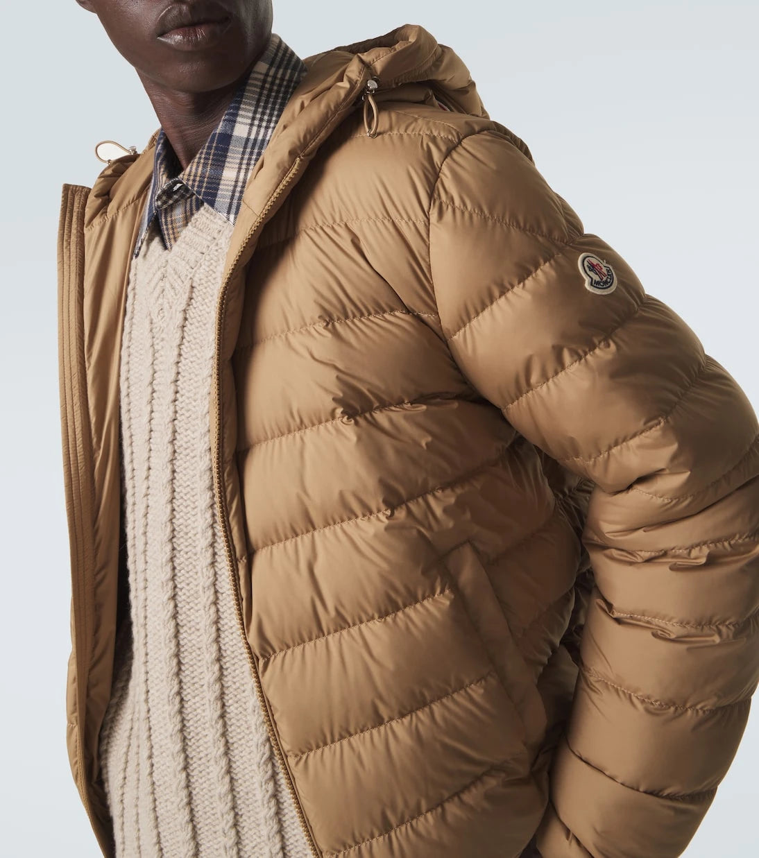 Moncler - Cropped down jacket