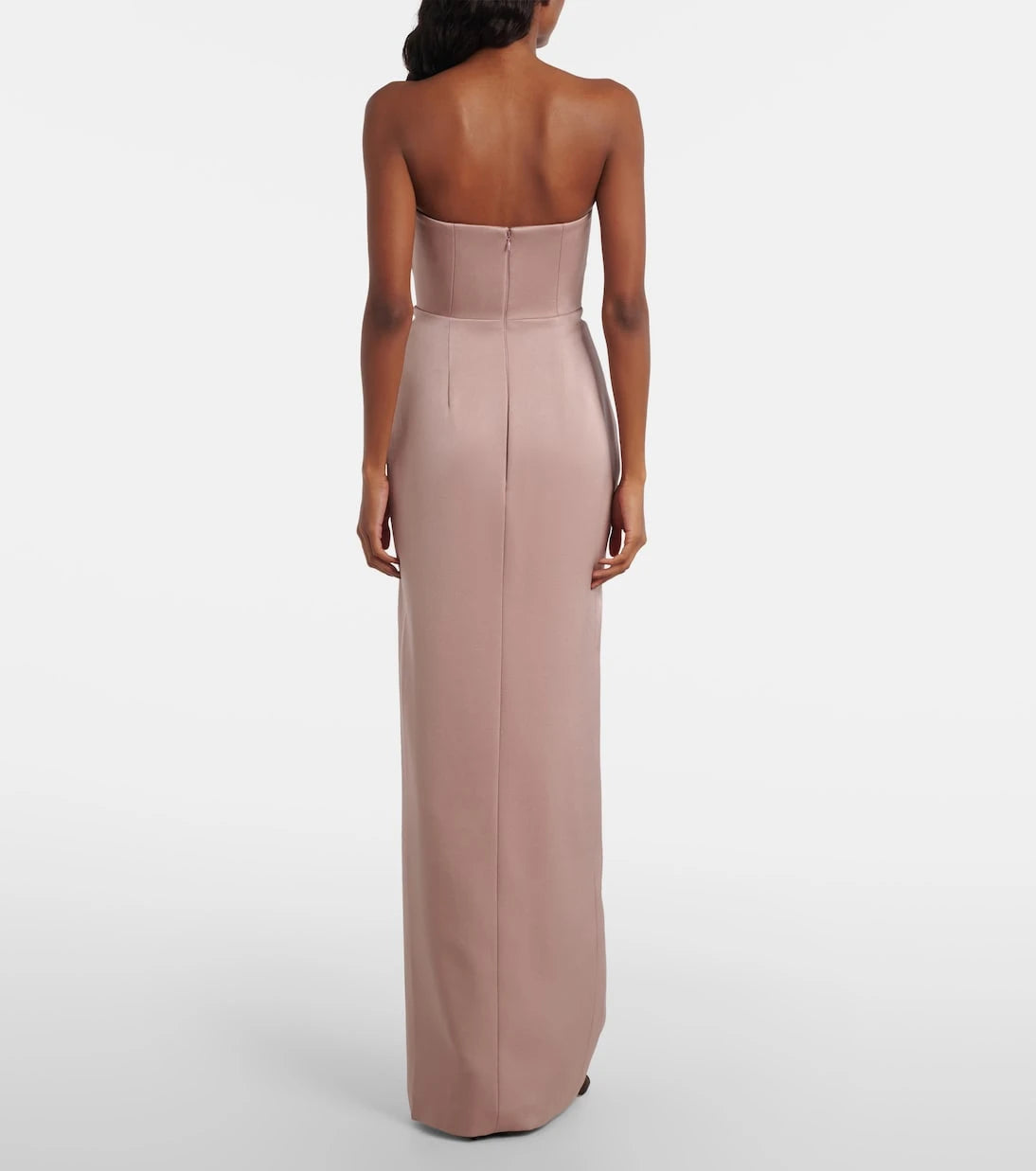 Alex Perry - Draped satin bustier gown
