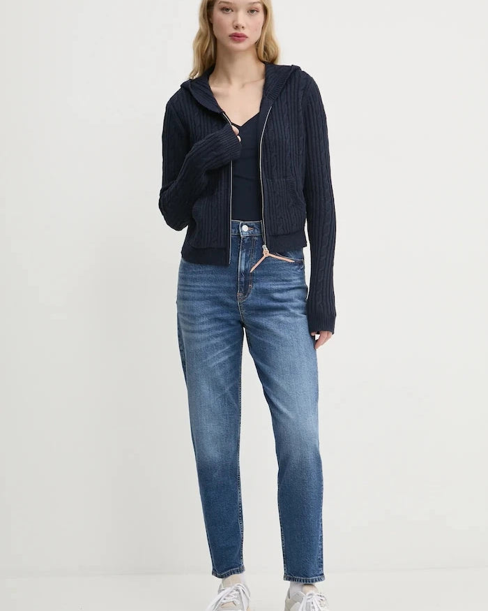 Tommy Jeans kadın pamuklu tişört