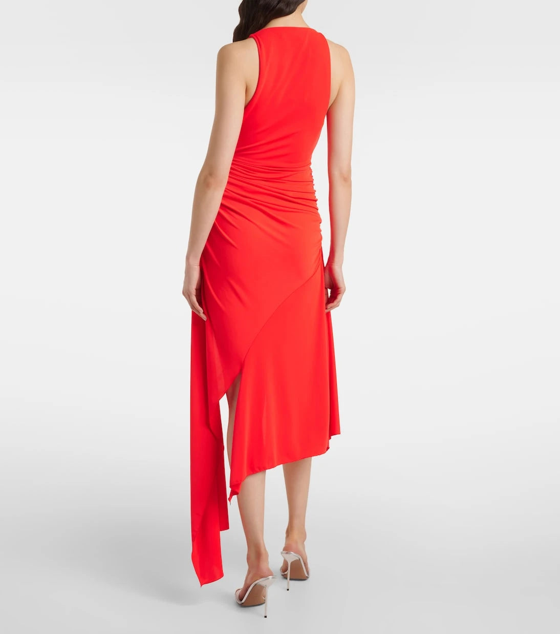 David Koma - Lamé midi dress