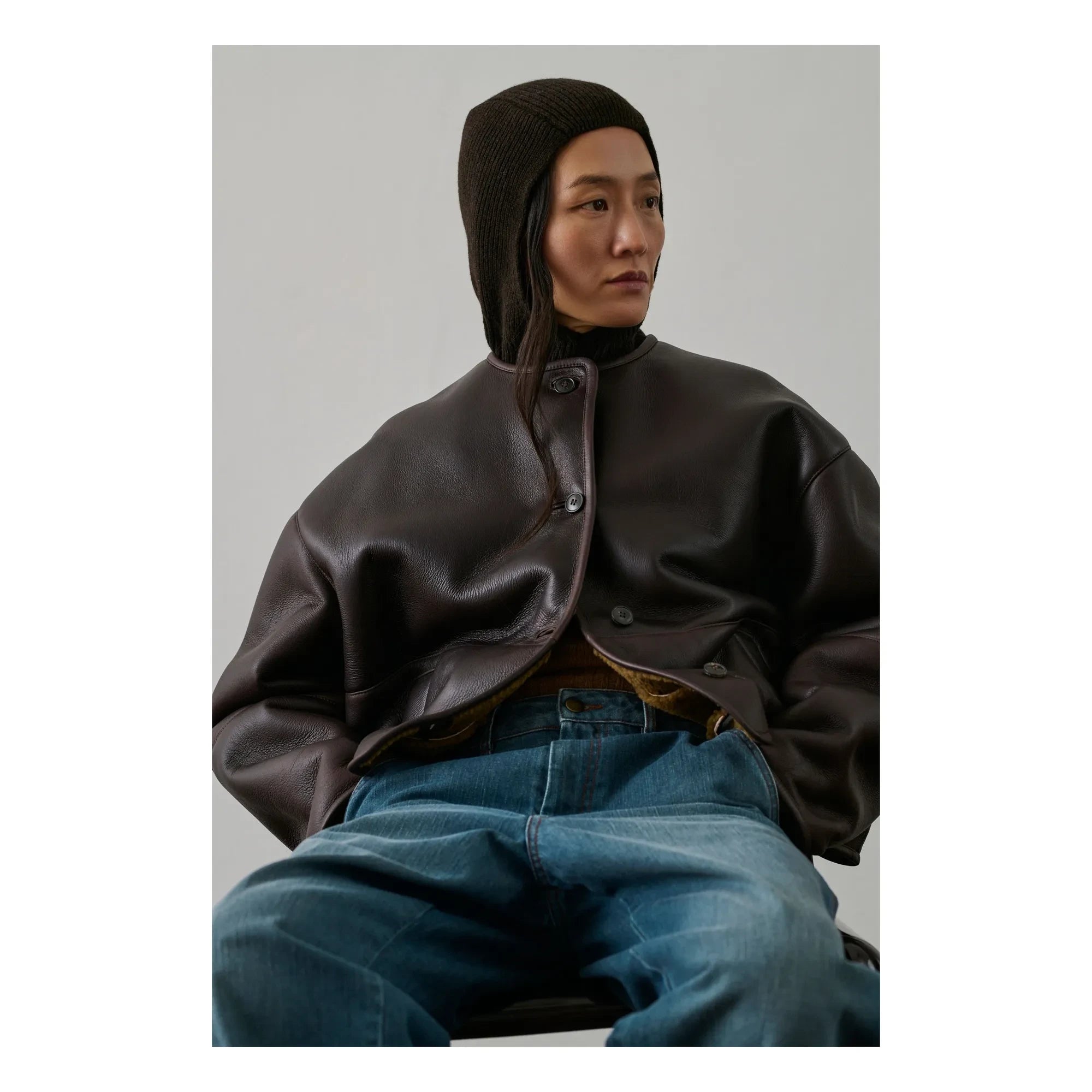 Soeur - Southern balaclava Merino wool | Chocolate