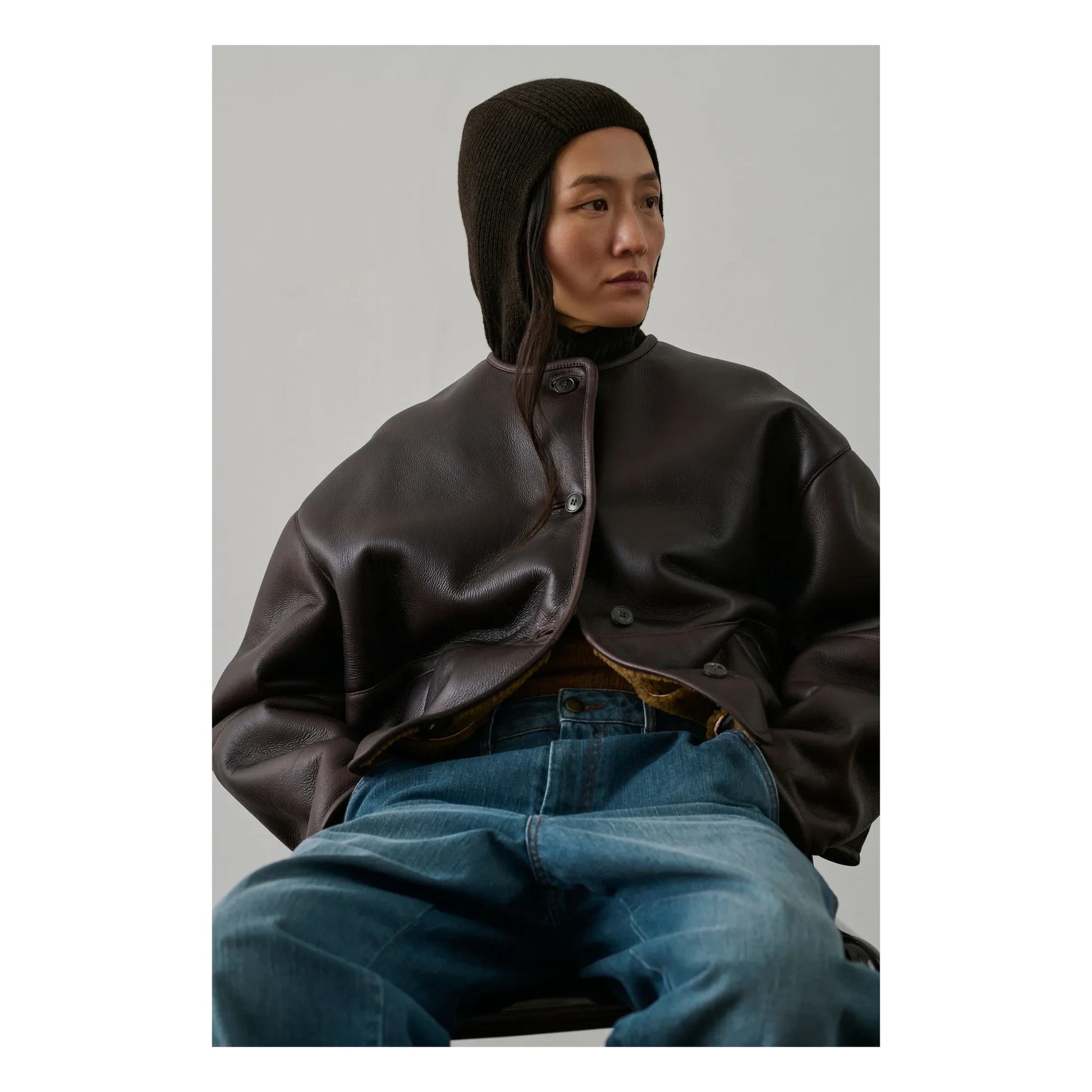 Soeur - Southern balaclava Merino wool | Chocolate