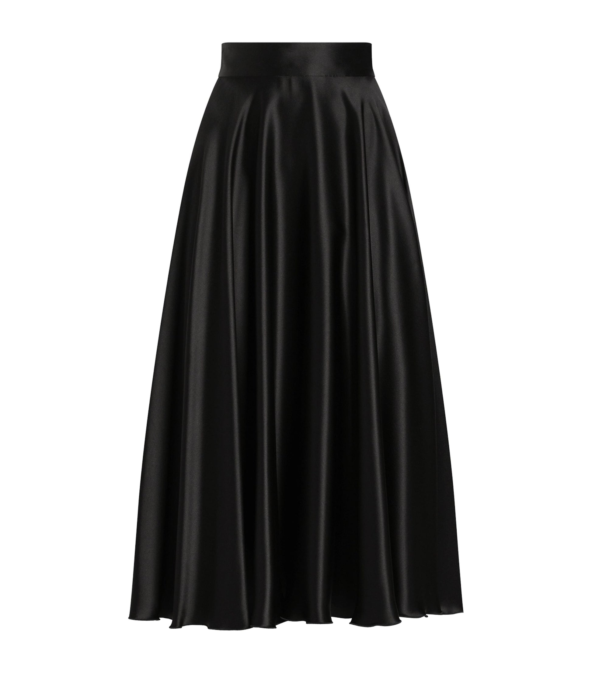 Dolce & Gabbana Multi Silk Midi Skirt