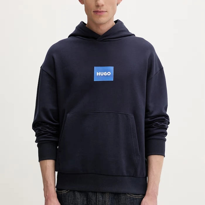 HUGO Blue erkek pamuklu kapüşonlu sweatshirt Nayohood