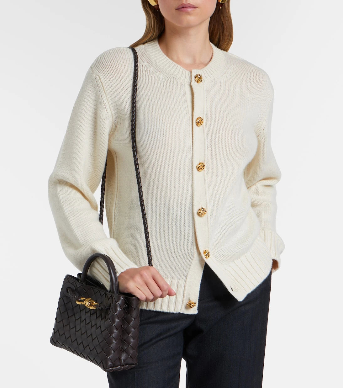 Bottega Veneta - Andiamo Mini leather top-handle bag