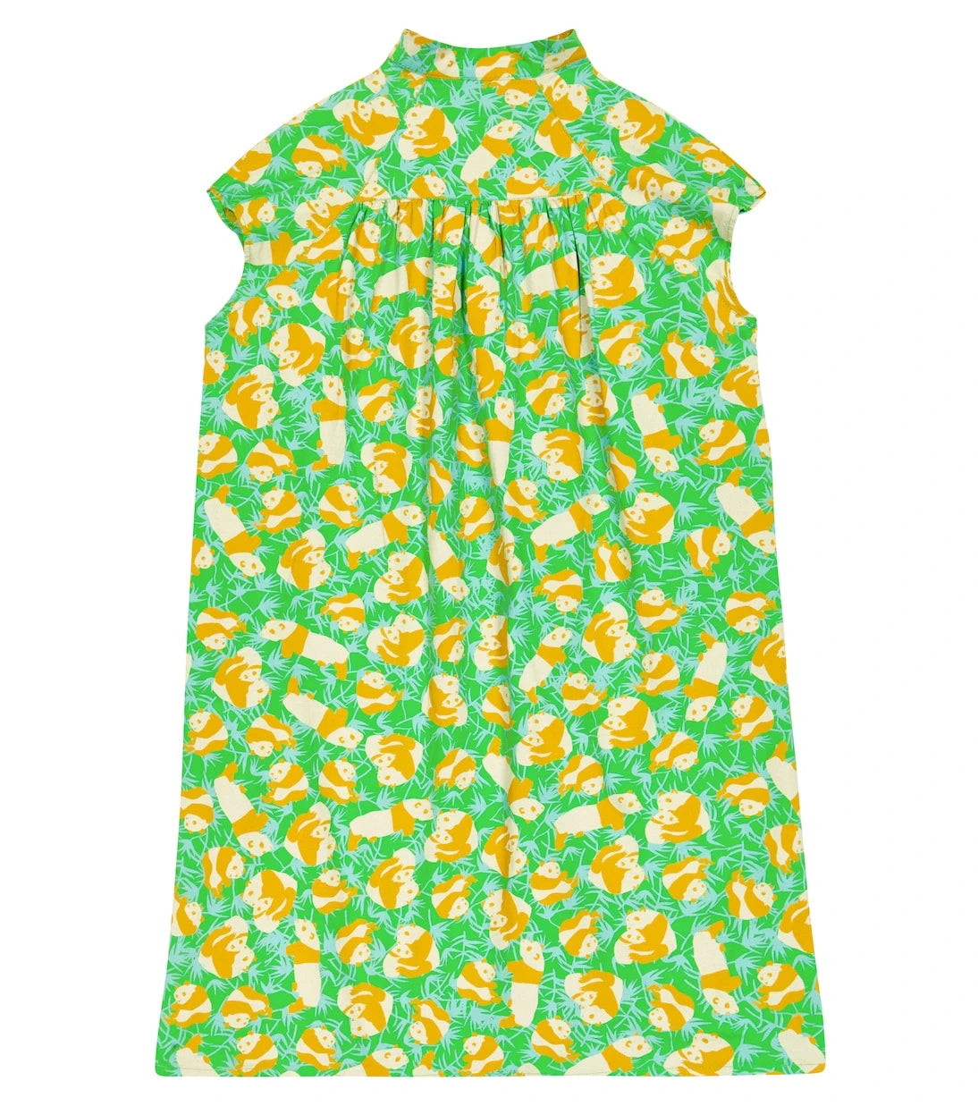 The Animals Observatory - Swallow printed cotton tunic dress