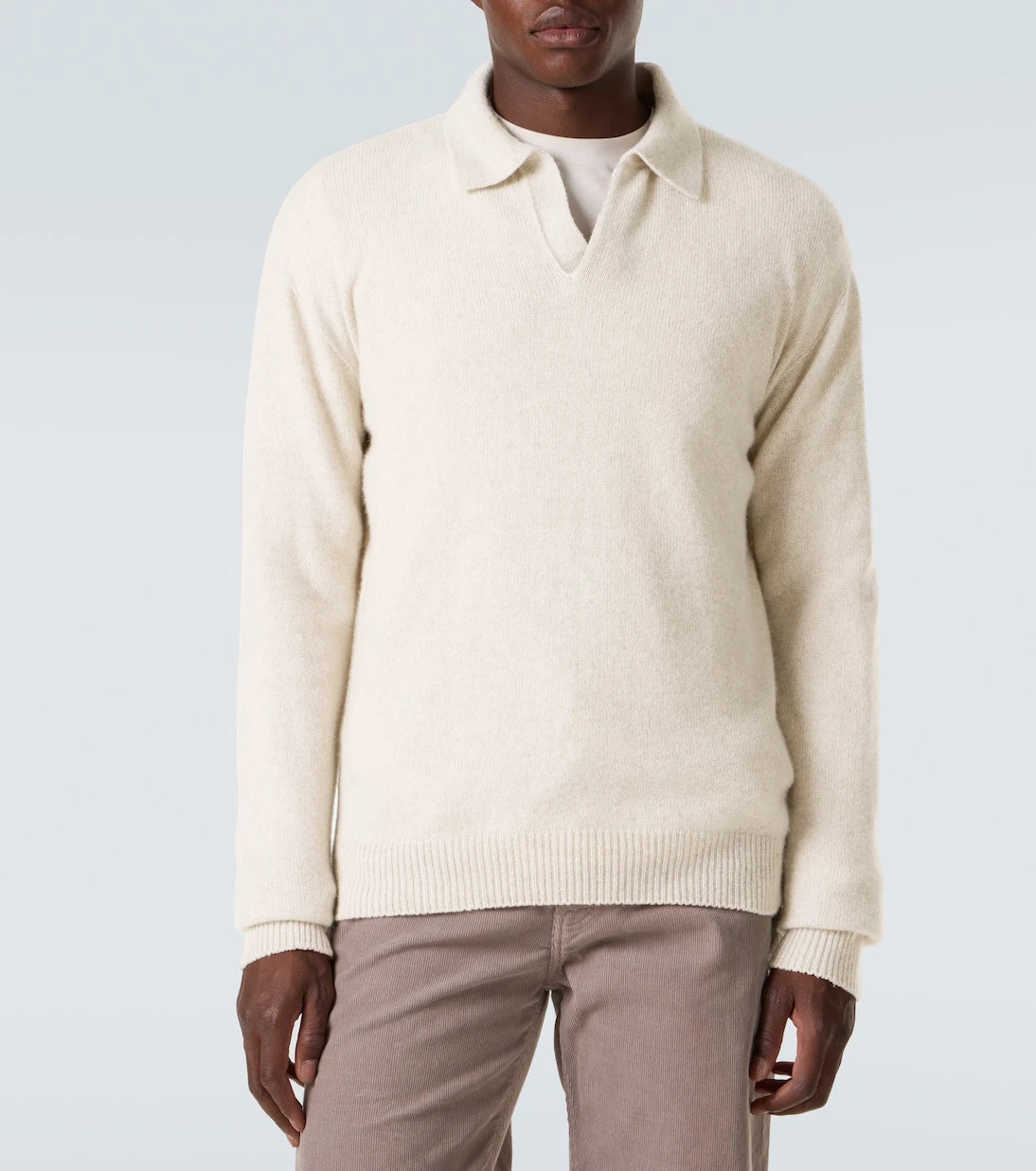 The Row - Leach cashmere polo sweater