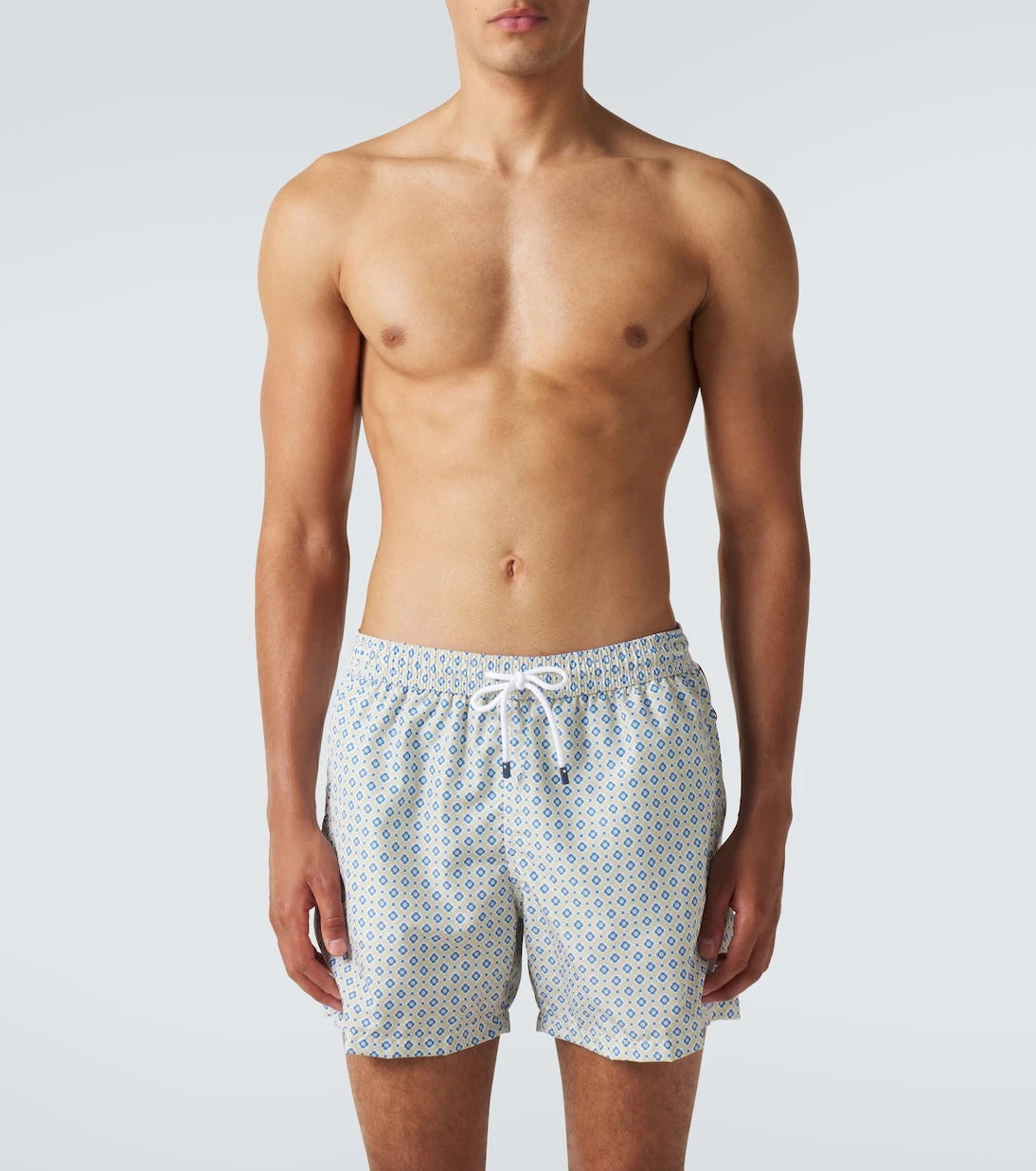 Fedeli - Madeira printed swim trunks
