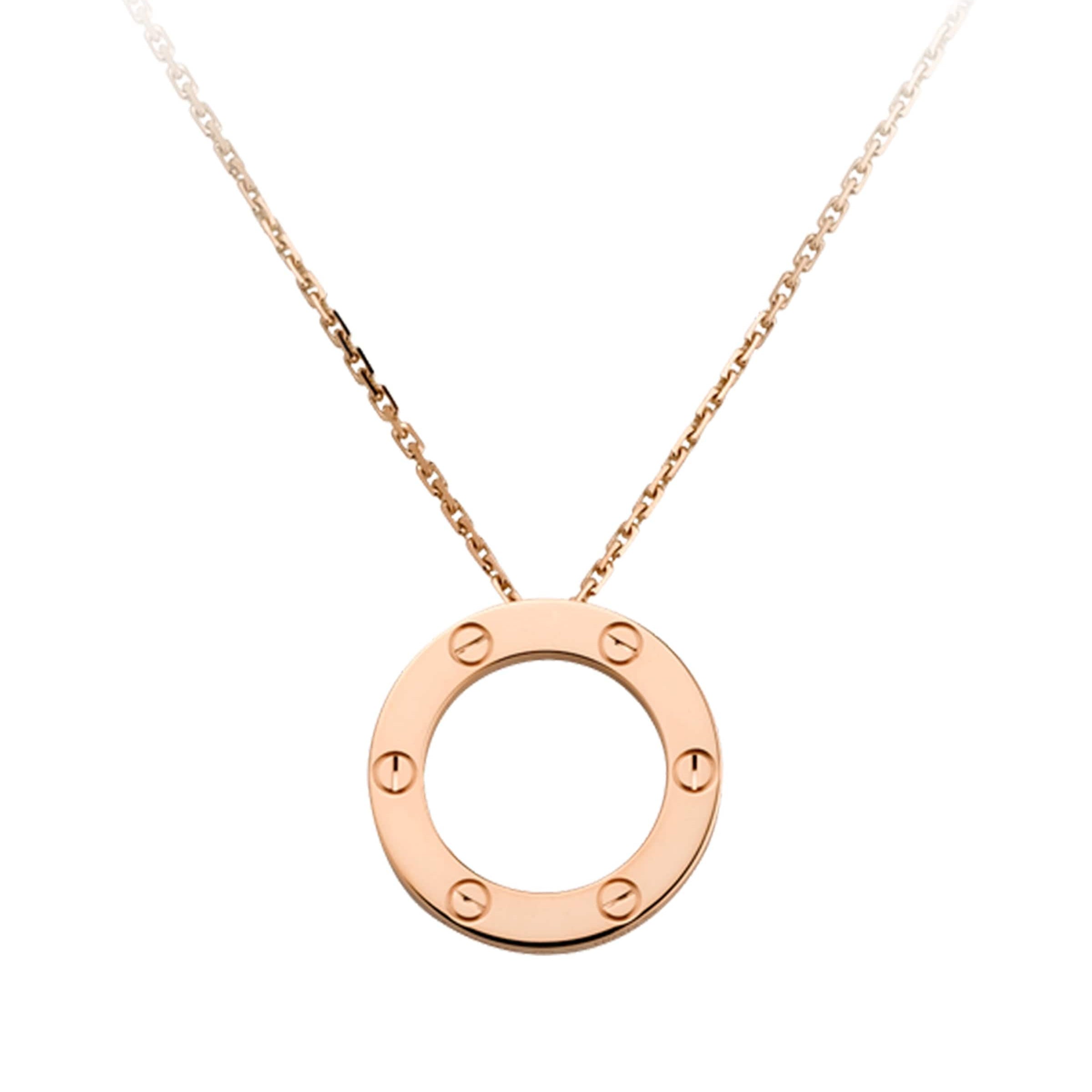 Rose Gold LOVE Necklace