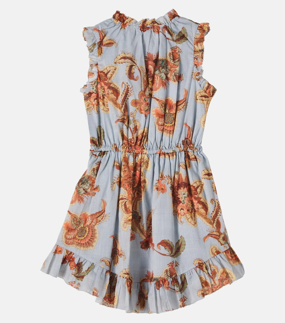 Zimmermann Kids - Aster floral ruffled cotton dress