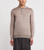 Silk-Cotton-Cashmere Polo Shirt