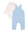 Petit Bateau Cotton Bodysuit and Dungarees Set (1-18 Months)