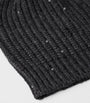 Black Cashmere-Silk Beanie
