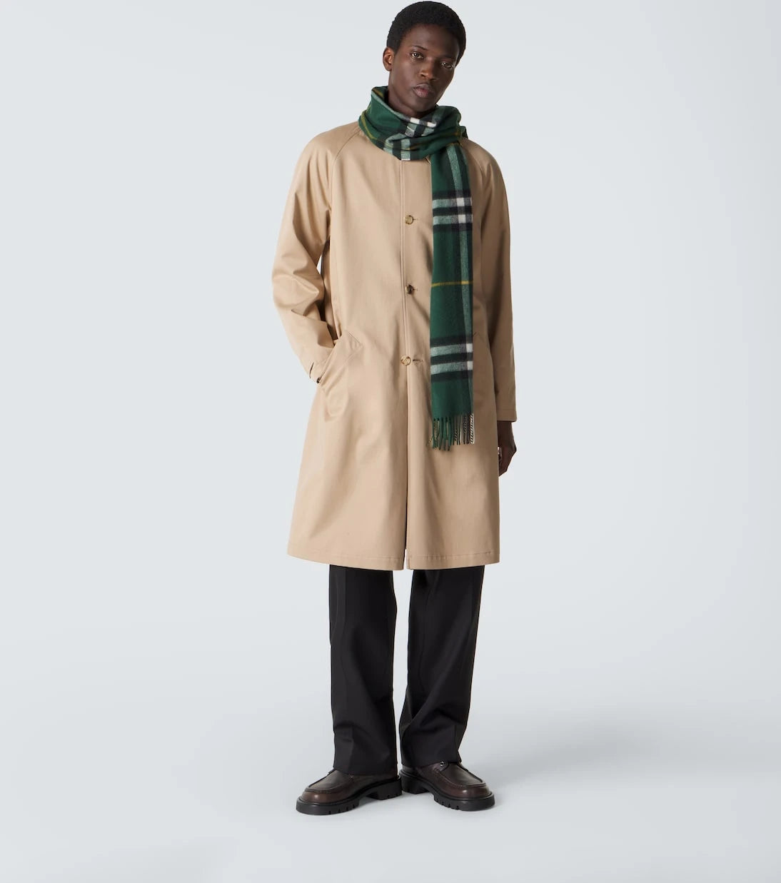 Burberry - Burberry Check cashmere scarf