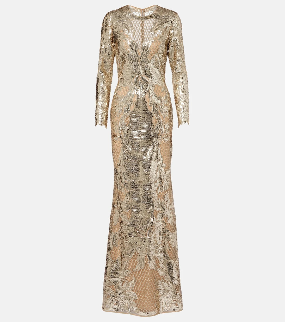 Elie Saab - Embroidered sequined tulle gown