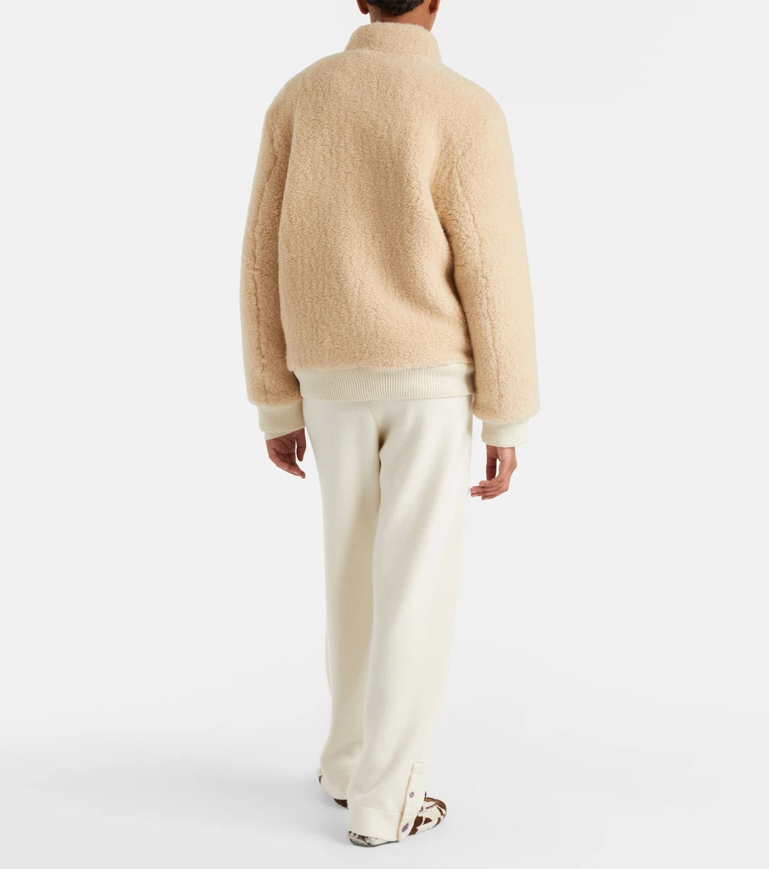 God's True Cashmere - Embellished cashmere wide-leg pants