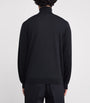 Navy Virgin Wool Rollneck Sweater
