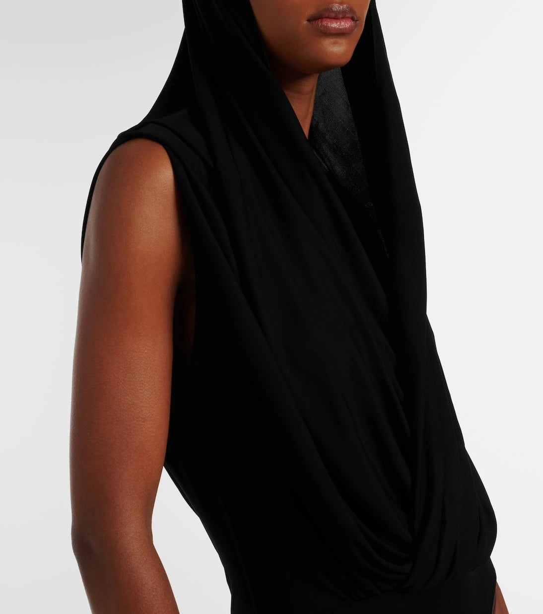 Alaïa - Draped jersey bodysuit