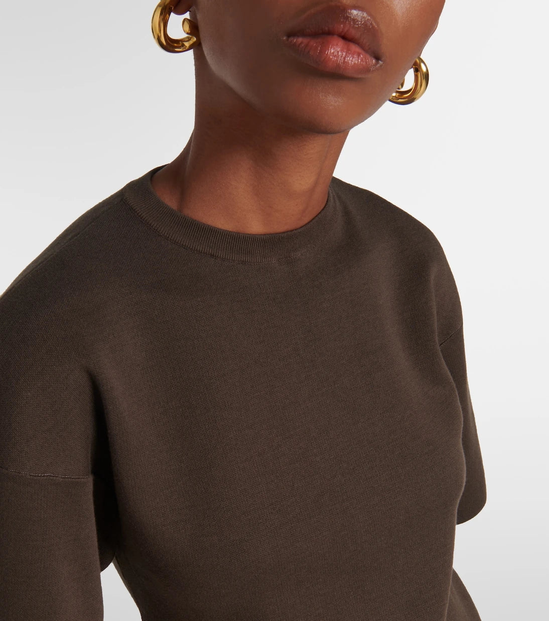Fforme - Dwyn wool and cotton-blend T-shirt