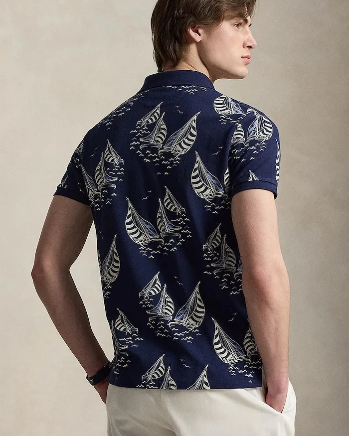 Polo Ralph Lauren Erkek Pamuklu Polo Yaka Tişört