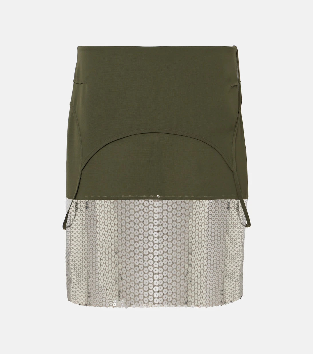 The Attico - Sequined midi skirt