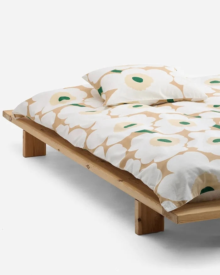 Marimekko горен чаршаф за завивка от лен 150 x 210 cm