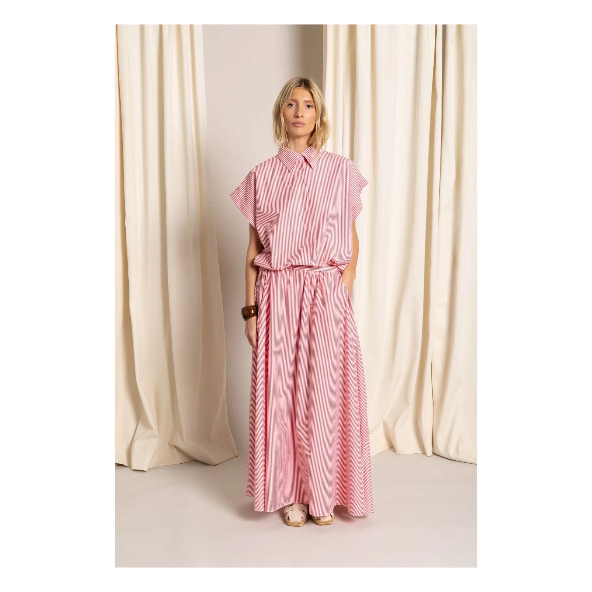 Smallable Woman - Bettina Flared Skirt | Cherry red