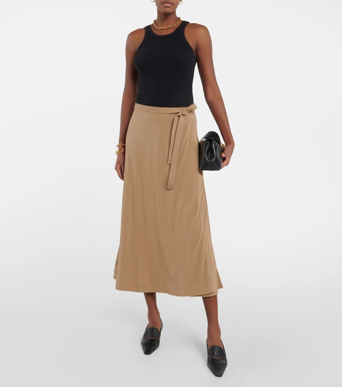 Toteme - Jersey wrap skirt