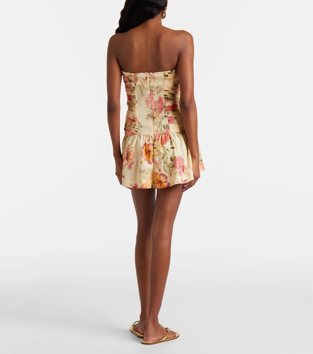 Zimmermann - Mahon floral cotton romper