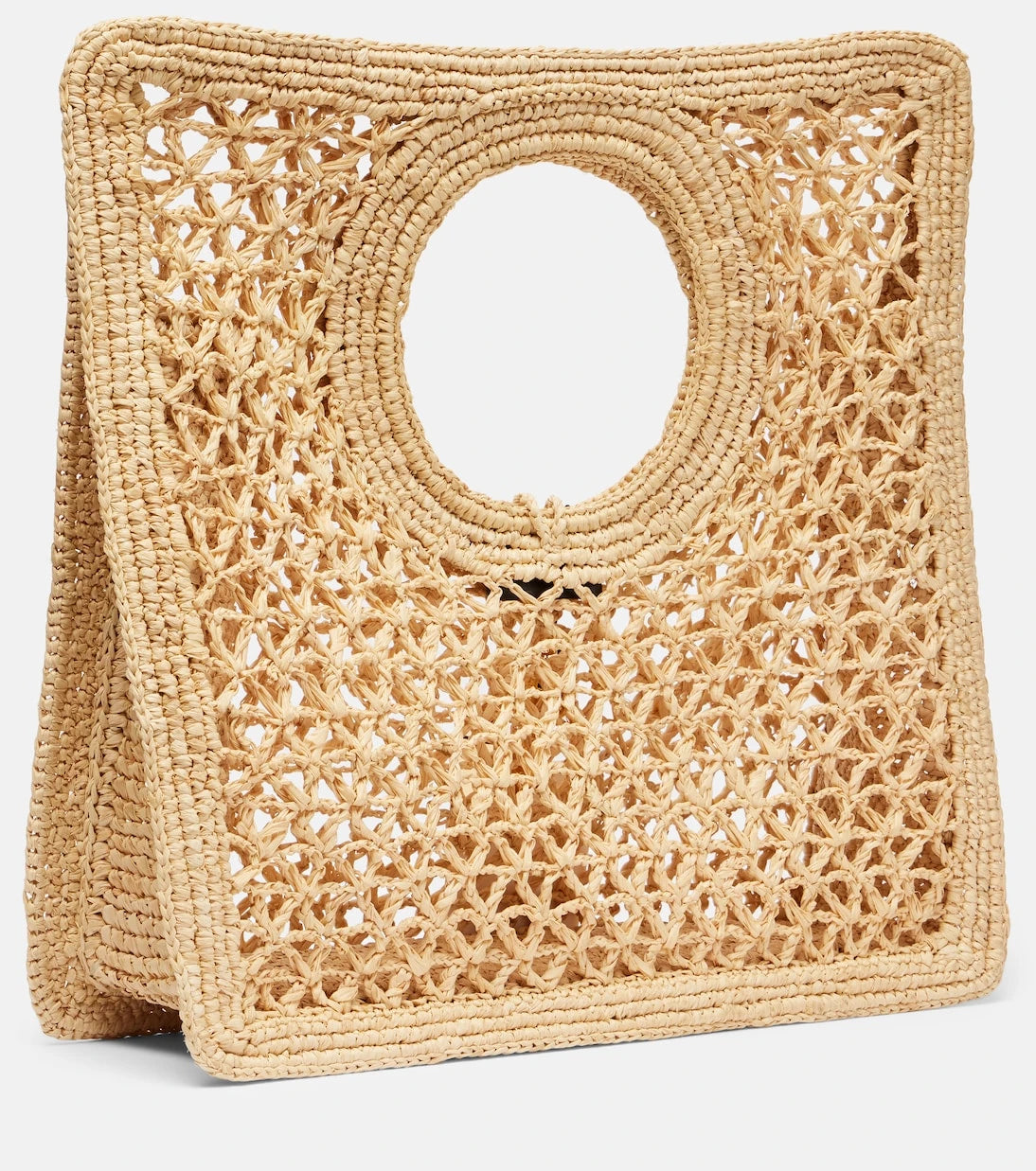 Jacquemus - Spiaggia Small raffia tote bag