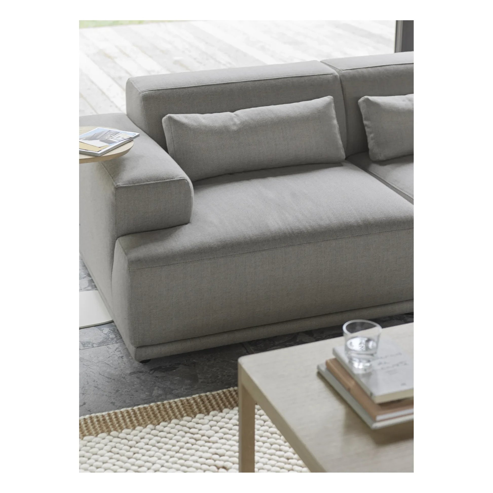 Muuto - Connect Soft 2-Seater Sofa | Light grey