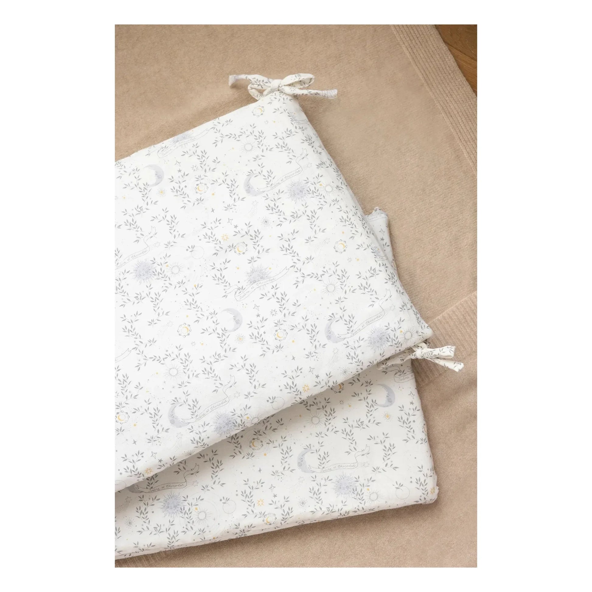 Tartine et Chocolat - Rêve étoilé bumper pad | Ecru