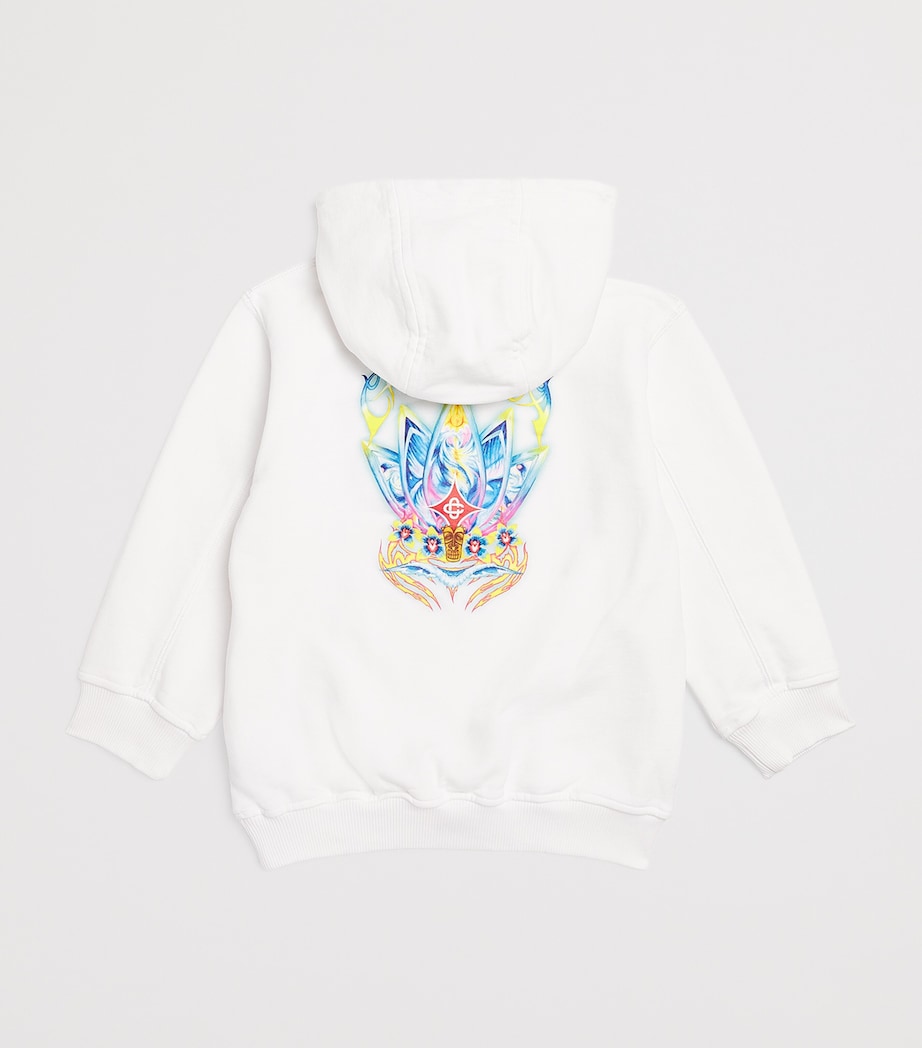 Casablanca Kids Cotton Surf Lotus Hoodie (3-14 Years)