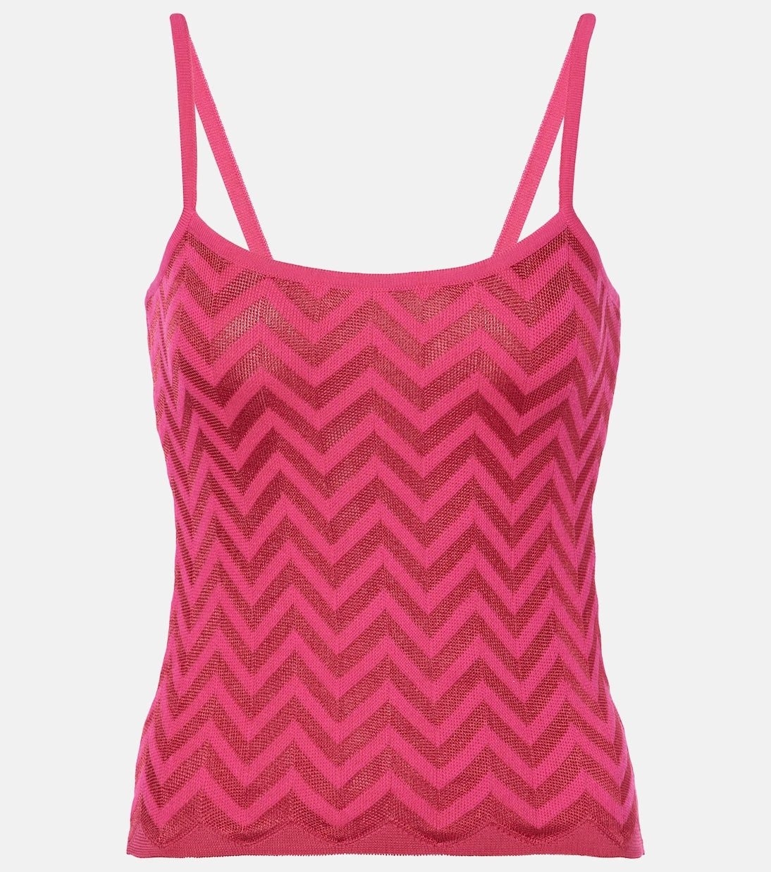 Missoni - Zig Zag cotton-blend tank top