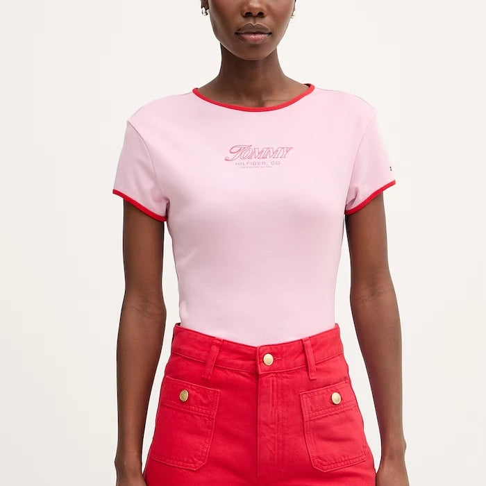Tommy Hilfiger Тениска дамска памучна