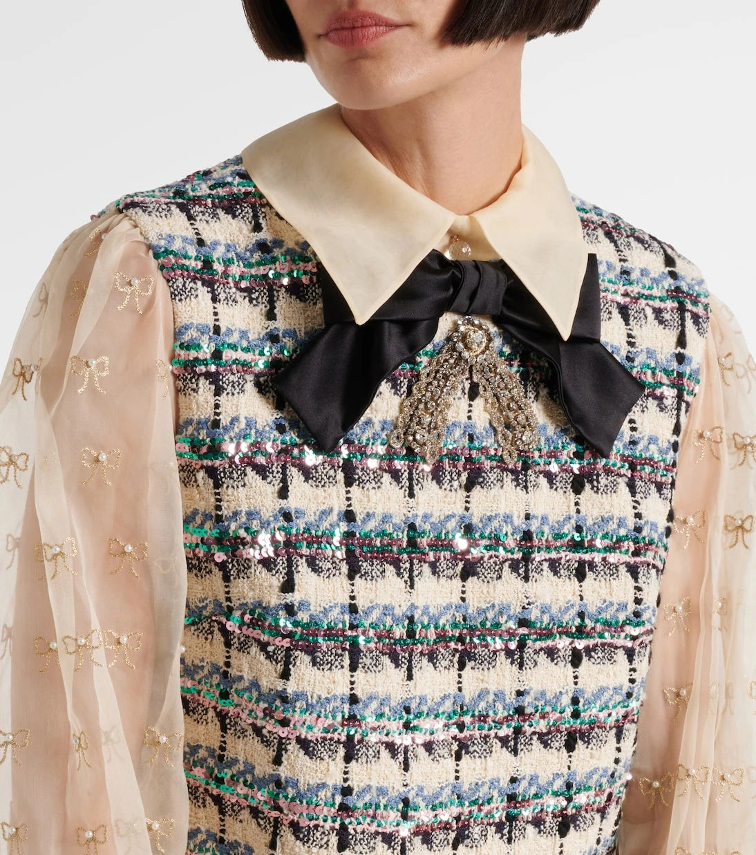 Valentino - Embellished minidress