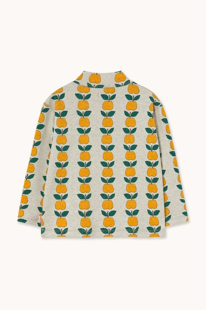 Tinycottons APPLES RIB MOCKNECK Uzun Kollu Çocuk Bluz