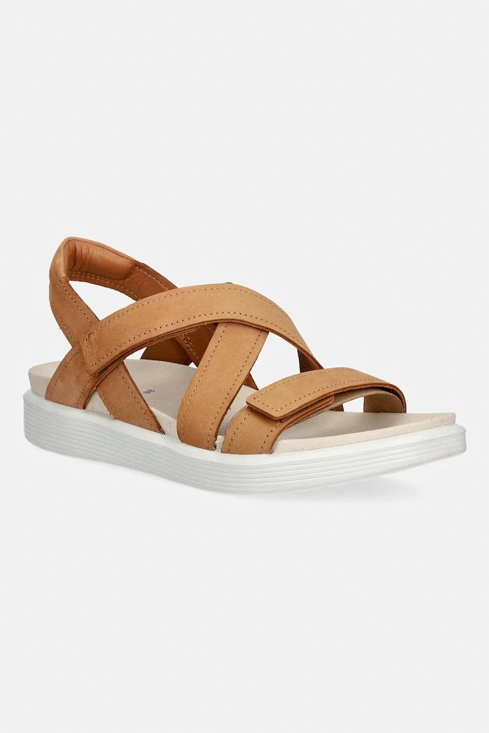 Сандали от набук Ecco Soft Sandal W