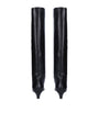 Khaite Black Leather Davis Knee-High Boots 40