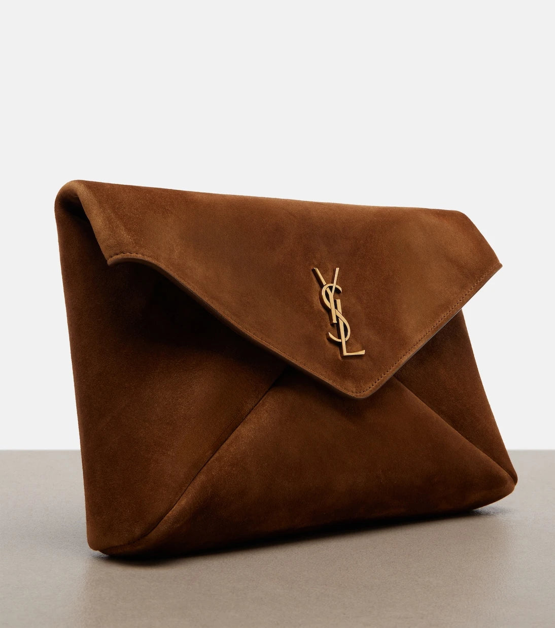 Saint Laurent - Cassandre suede pouch
