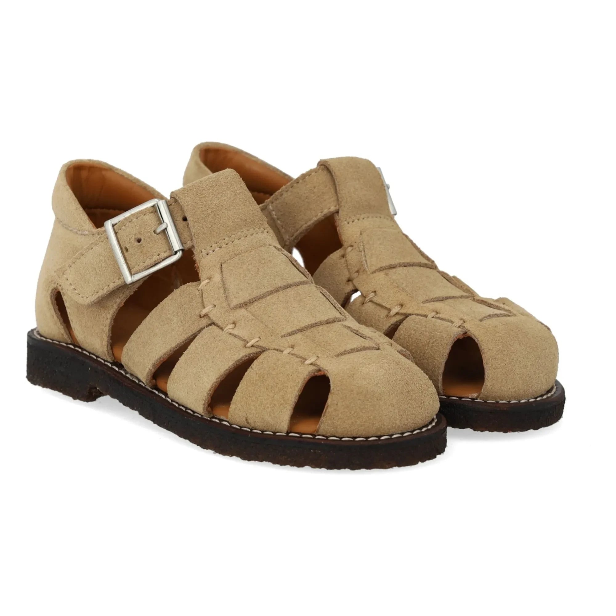 Angulus - Pêcheur Suede Sandals | Sand
