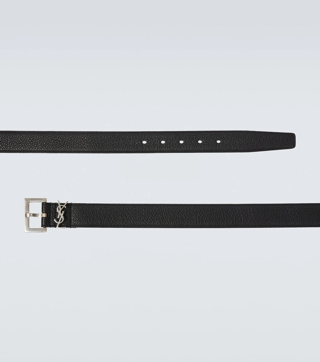 Saint Laurent - Slim grained leather belt